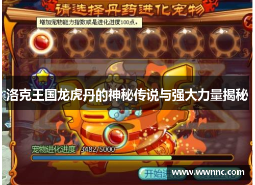 洛克王国龙虎丹的神秘传说与强大力量揭秘